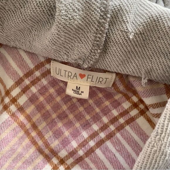 PLAID HOODED SHACKET - Picture 5 of 6